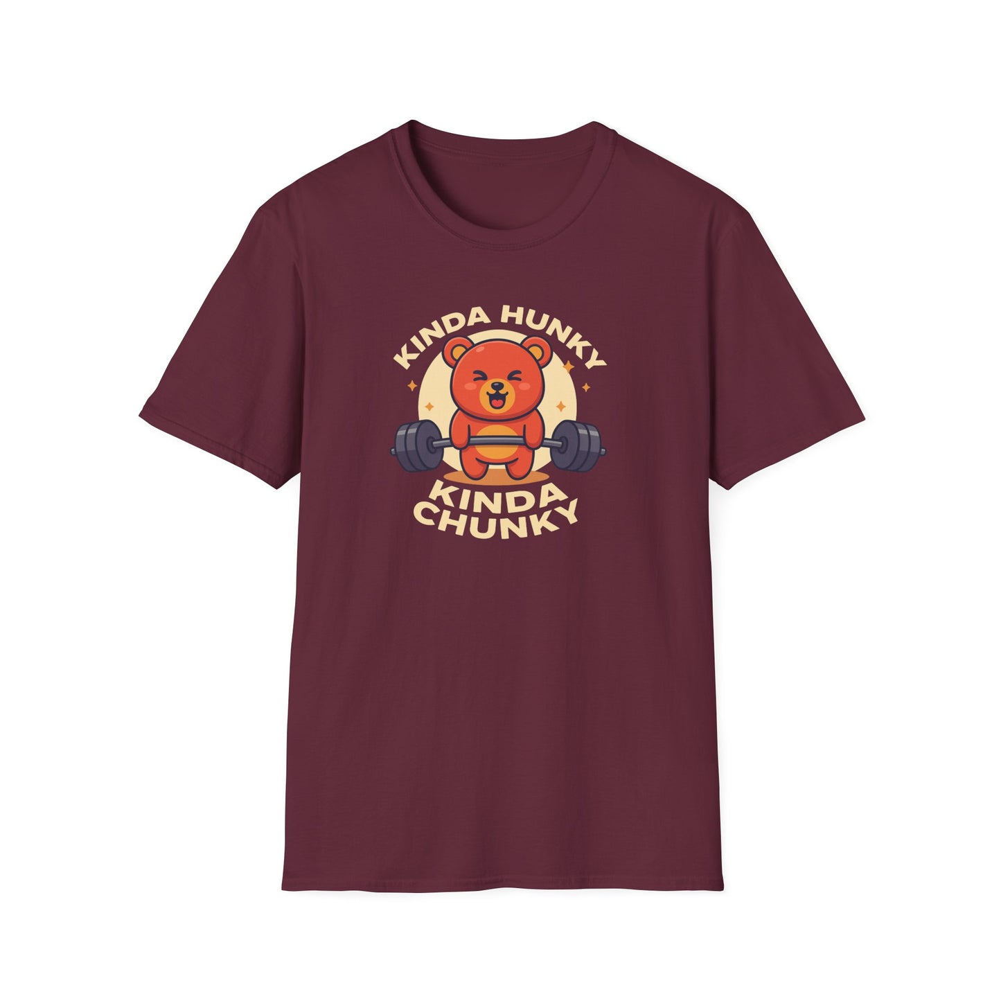 Kinda Hunky Kinda Chunky Cute Bear WeighLift T-Shirt