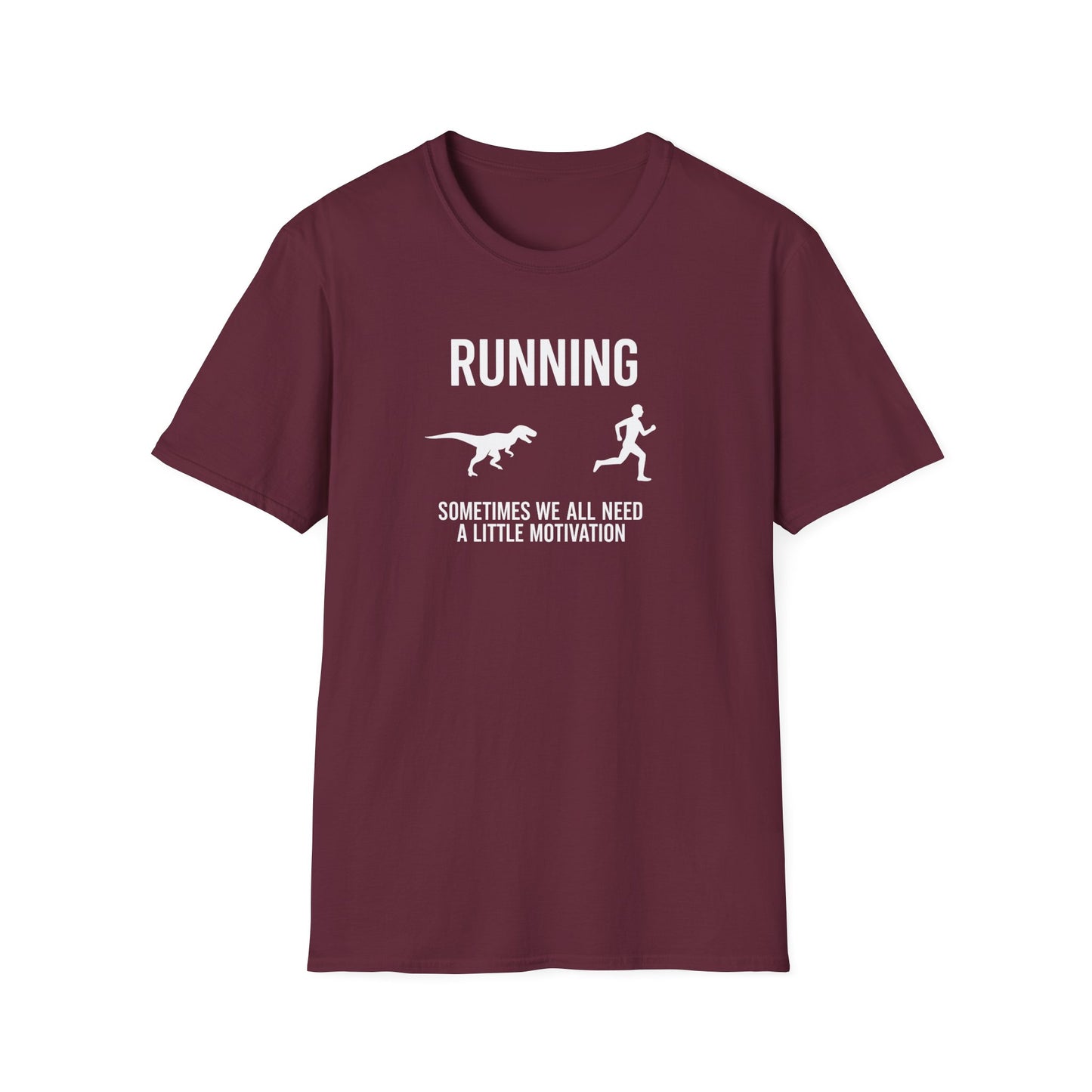 Dinosaur T-Shirt for Runners Workout Funny T-Shirt