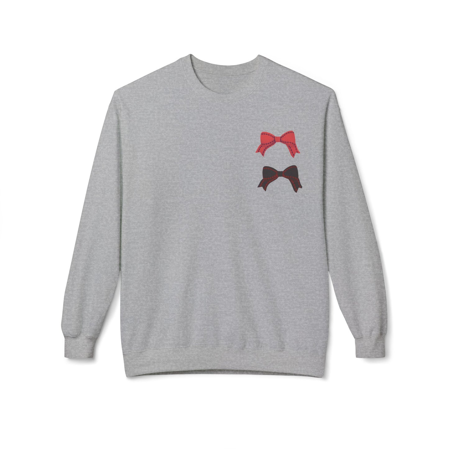Personlised Name and Number Baseball Ribbon Sweatshirt