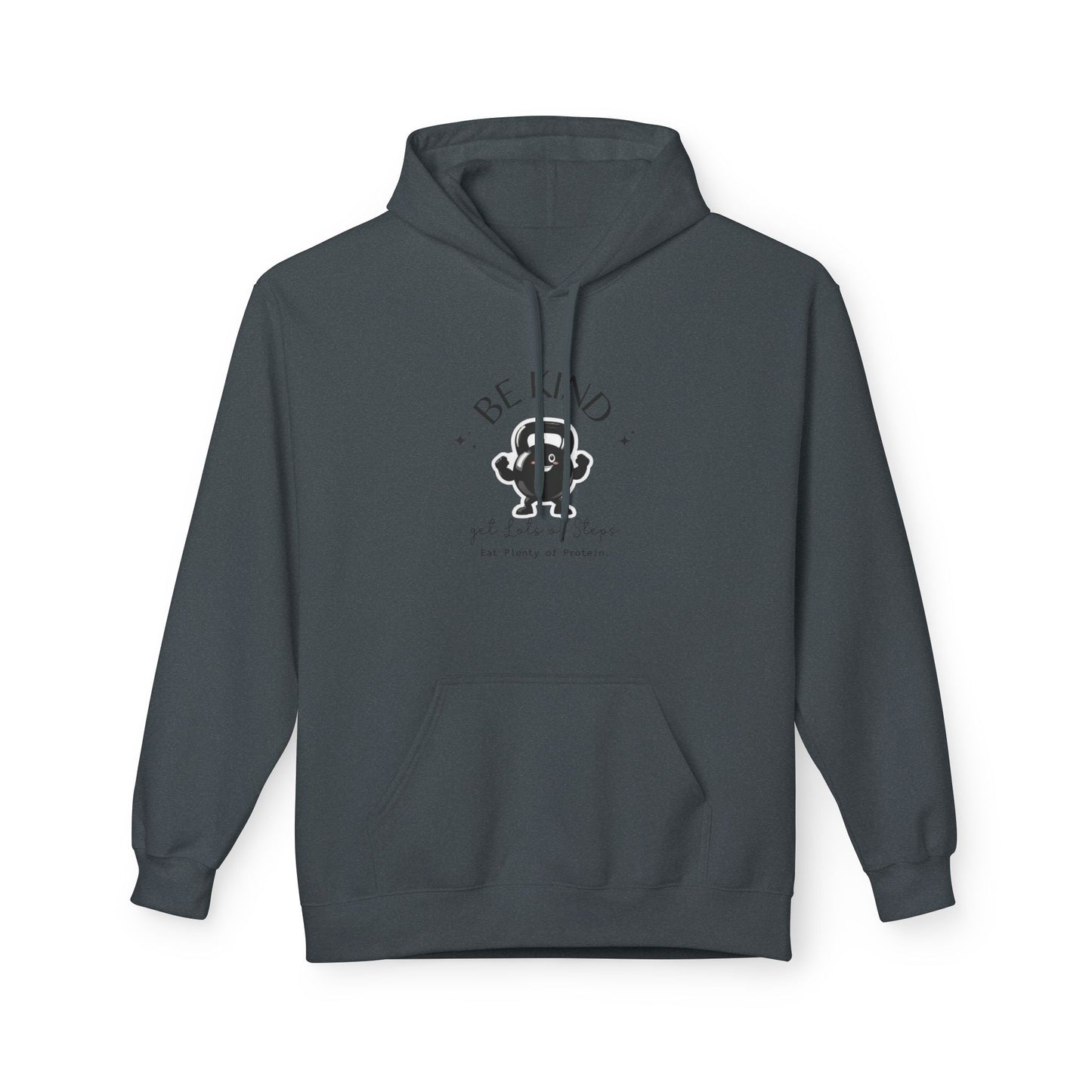 Be Kind Funny Kettlebell Hoodie