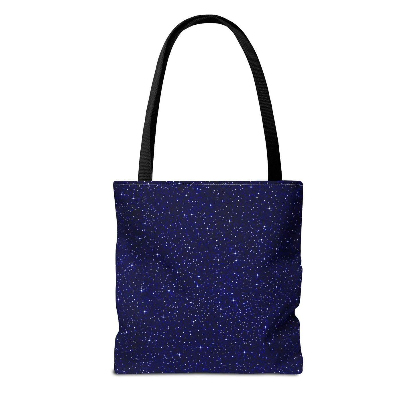 Personalized Name Cute Cat Float Ocean Starry Sky Tote Bag