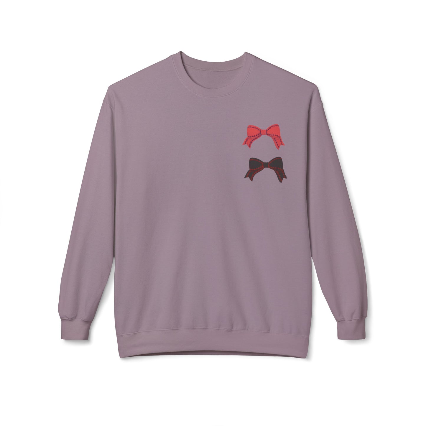 Personlised Name and Number Baseball Ribbon Sweatshirt