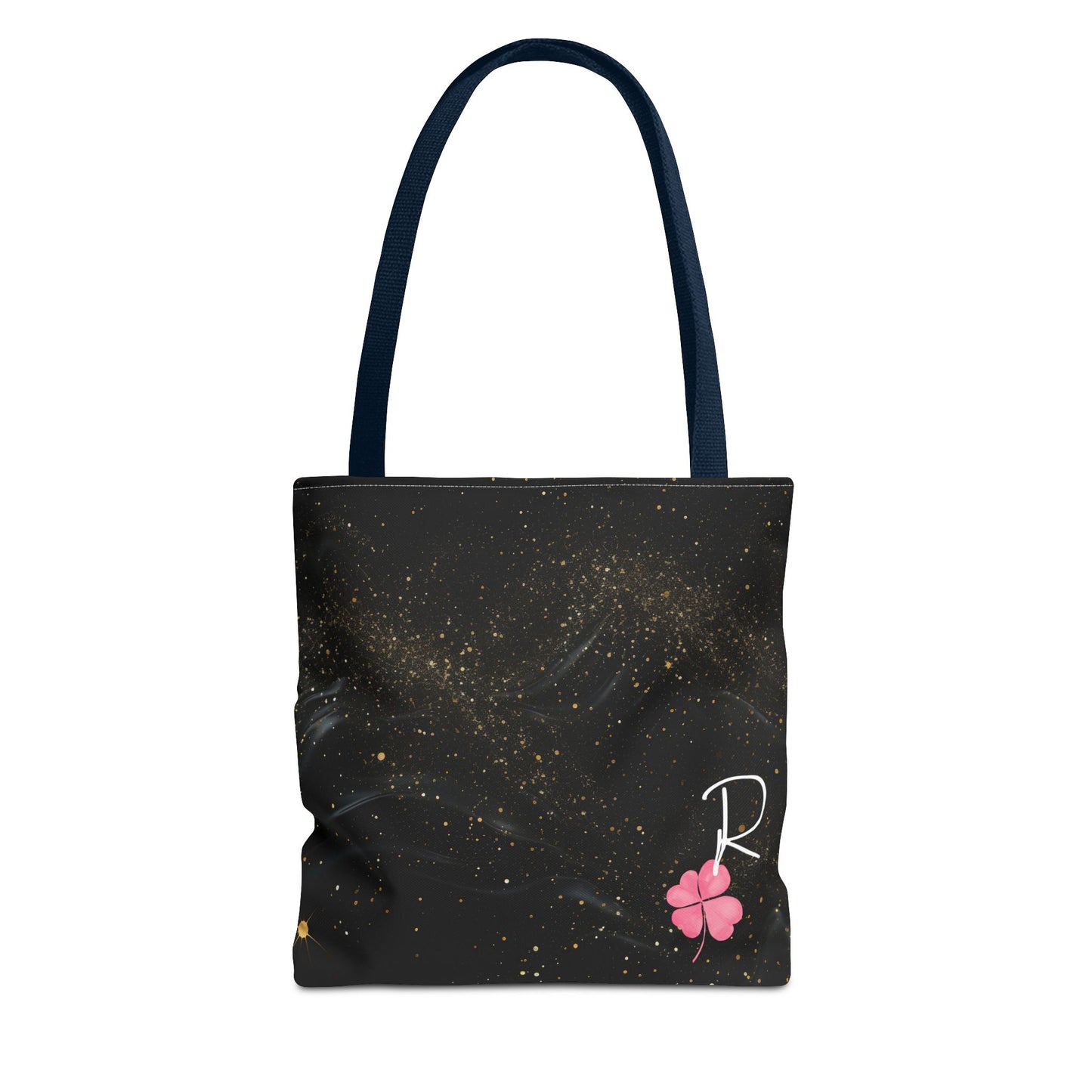Custom Initial Clover Tote Bag