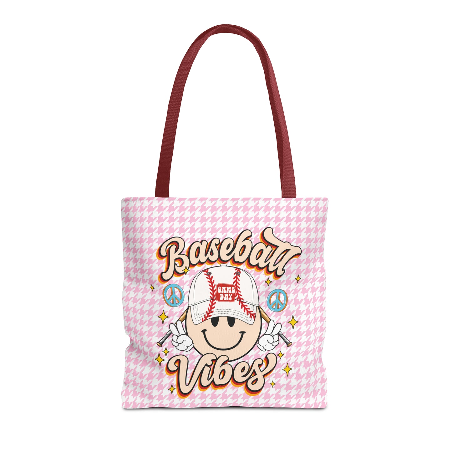 Cute Baseball Vibes Tote Bag