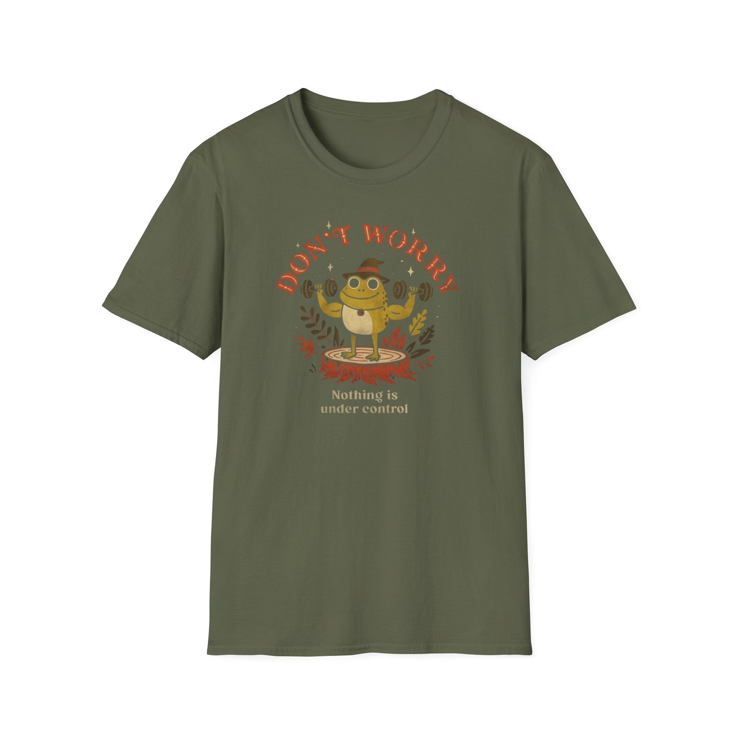 Don't Worry Frog Weight lift T-Shirt