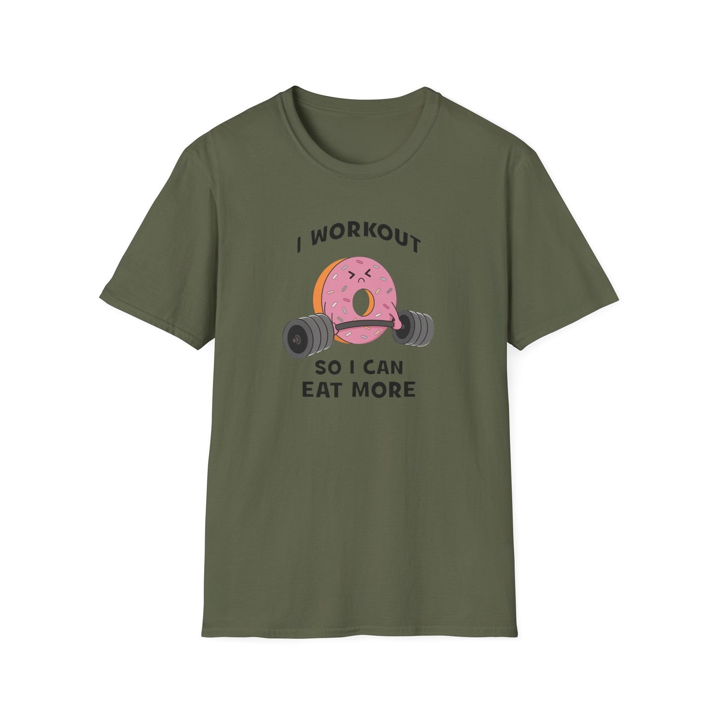 Donut, I Workout So I Can Eat More Funny Gym T-Shirt