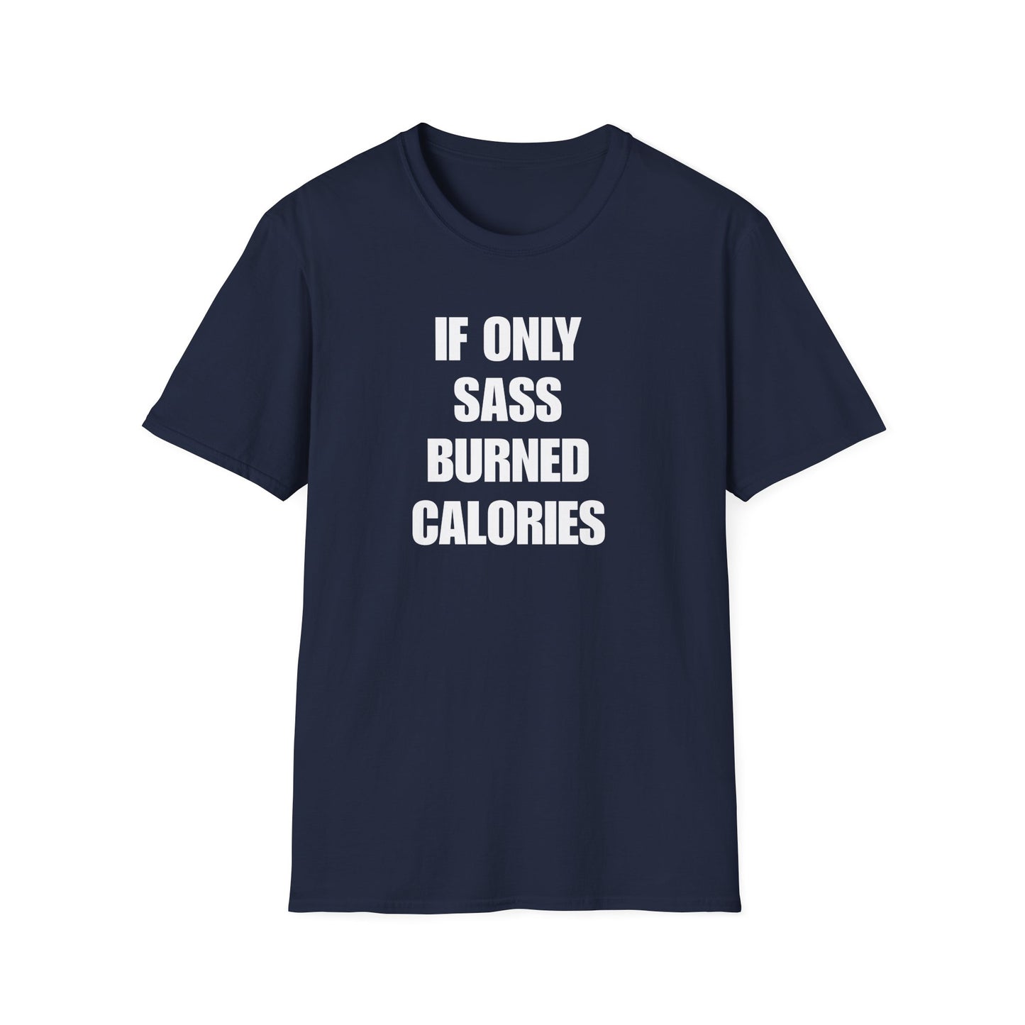 IF ONLY SASS BURNED CALORIES T-SHIRT