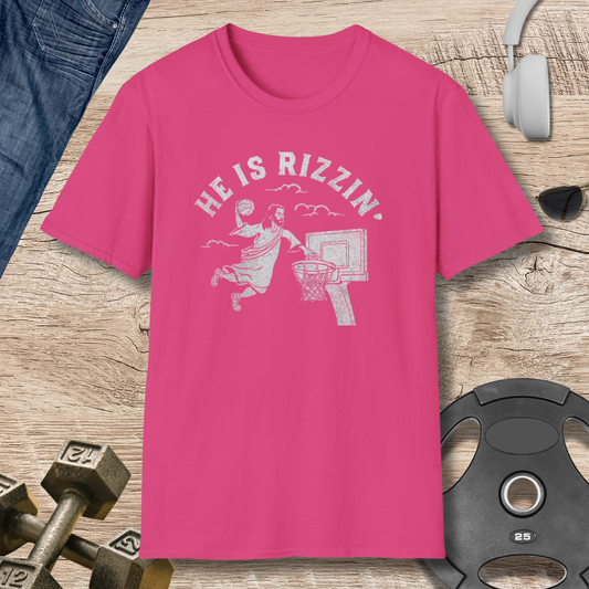 He Is Rizzin' Basketball T-Shirt