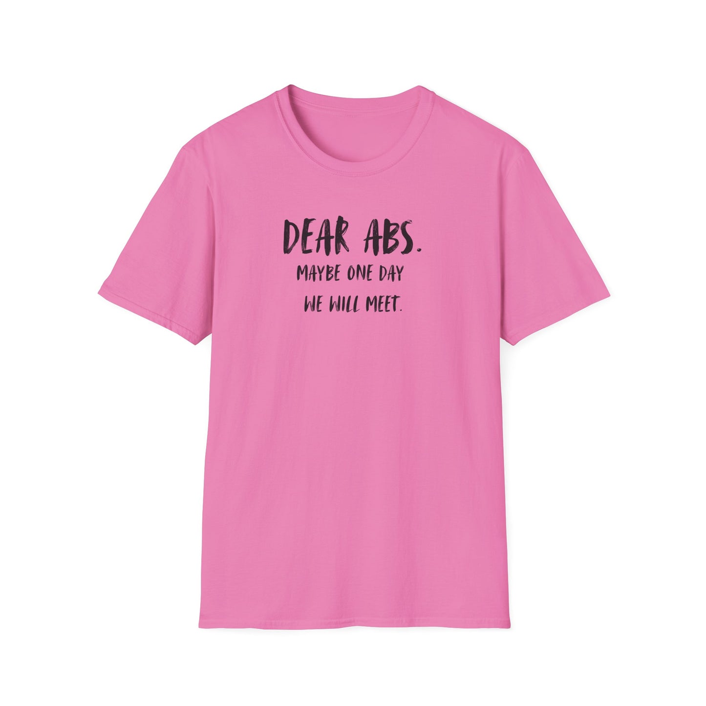 "Dear Abs. Maybe One Day We Will Meet." Funny T-Shirt