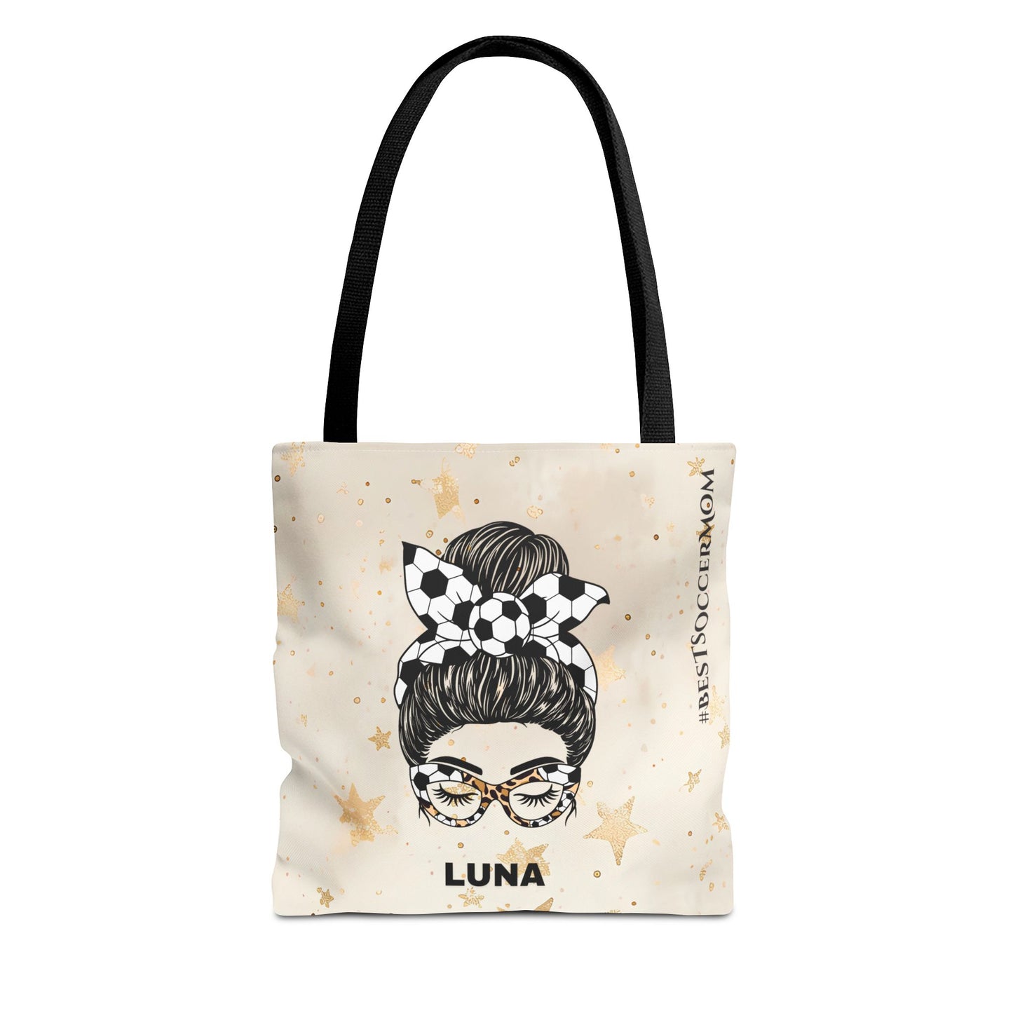 Personalized Funny Best Soccer Mom Tote Bag