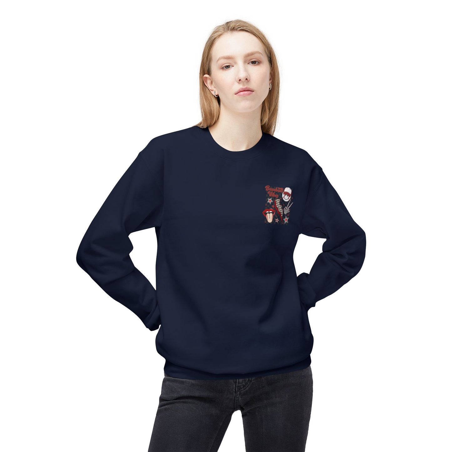 MaMa Baseball Vibes Sweatshirt