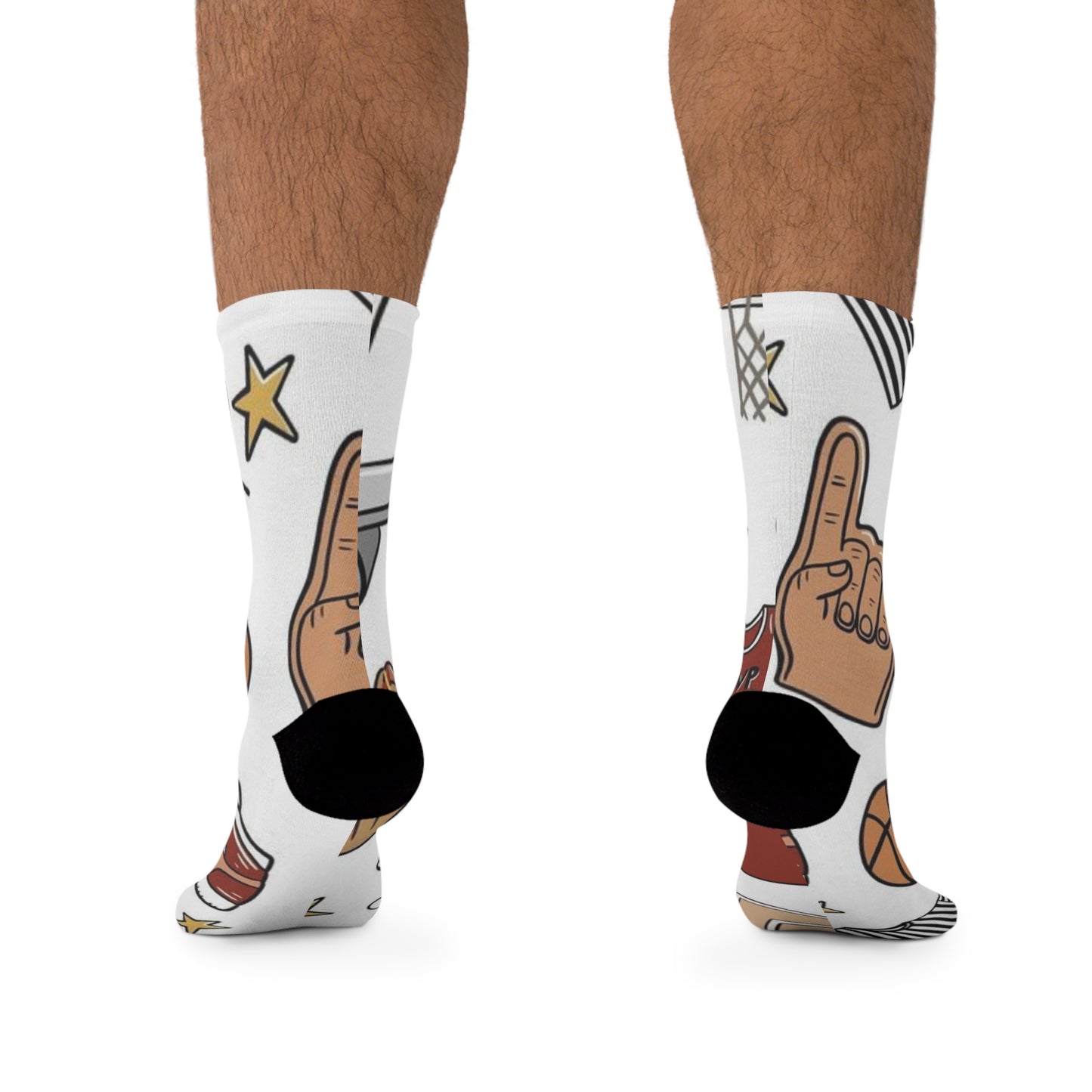 Basketball Go White Socks