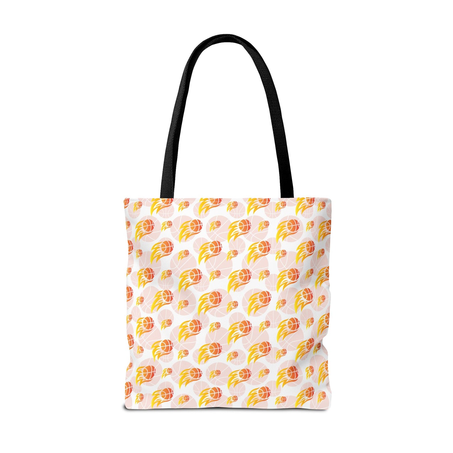 Personalized Cute Baby GH*st Fire basketball ToteBag