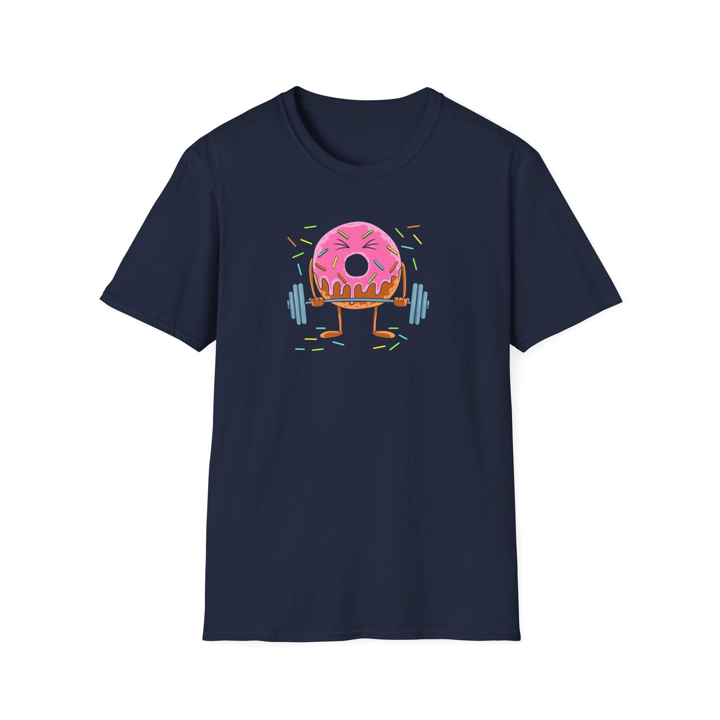 Funny Fitness Doughnut Deadlift T-Shirt