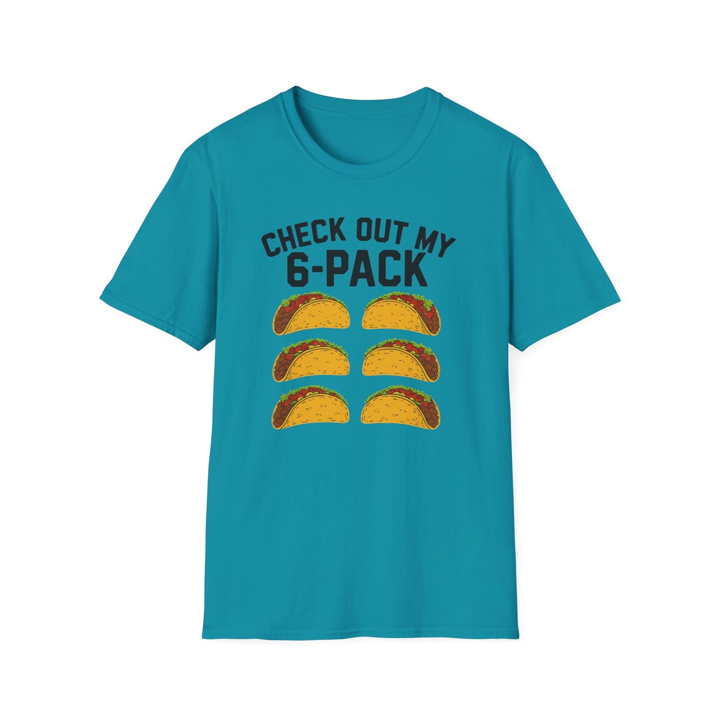 Funny Taco 6-Pack Unisex Softstyle T-Shirt