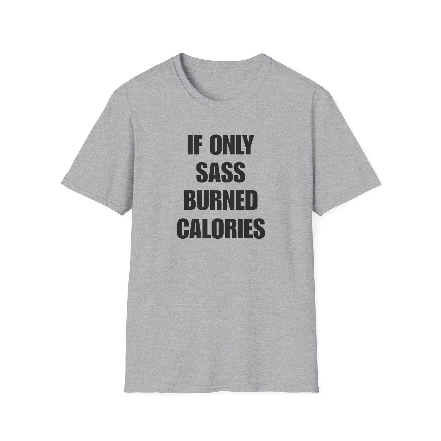 IF ONLY SASS BURNED CALORIES T-SHIRT