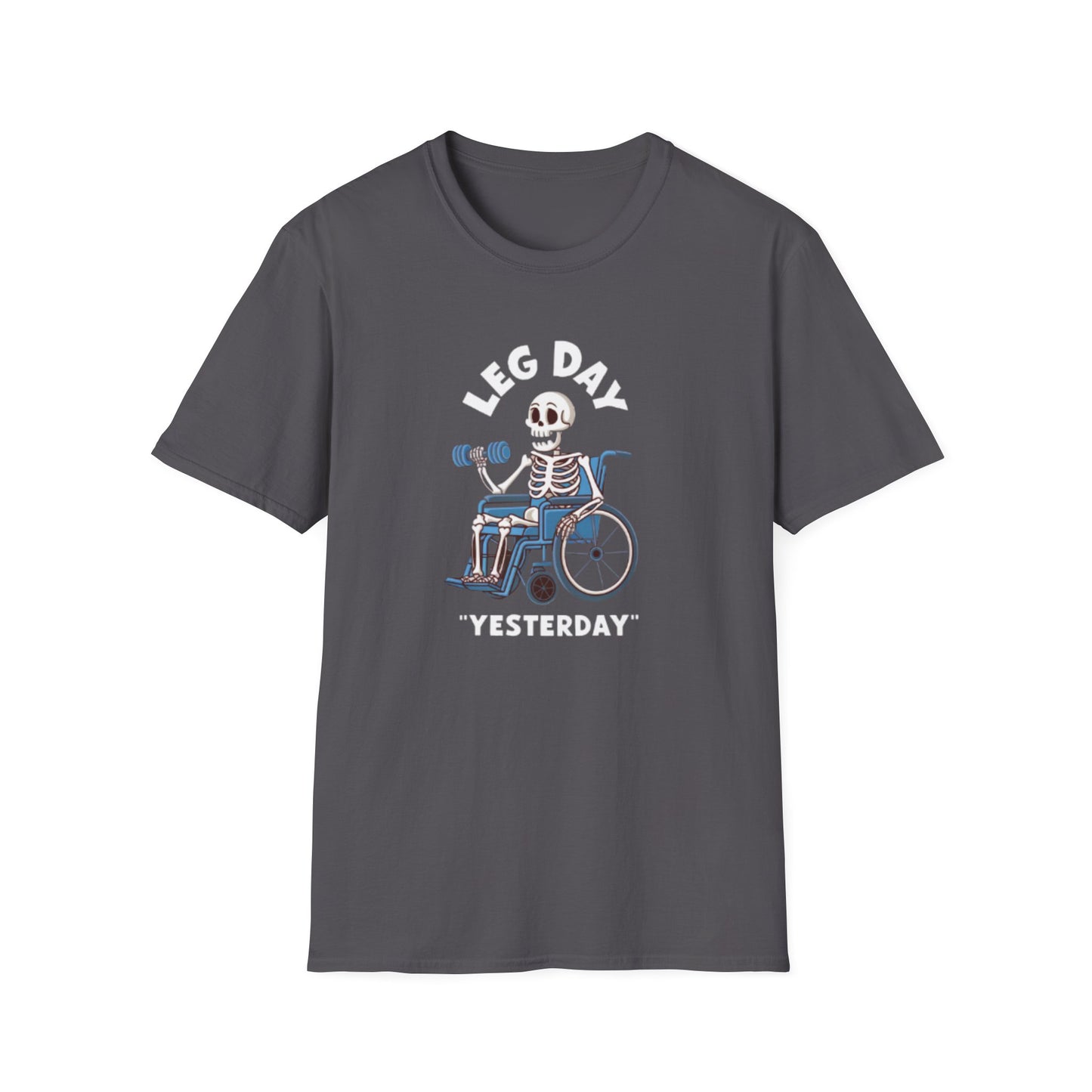Funny Leg Day Skeleton T-Shirt