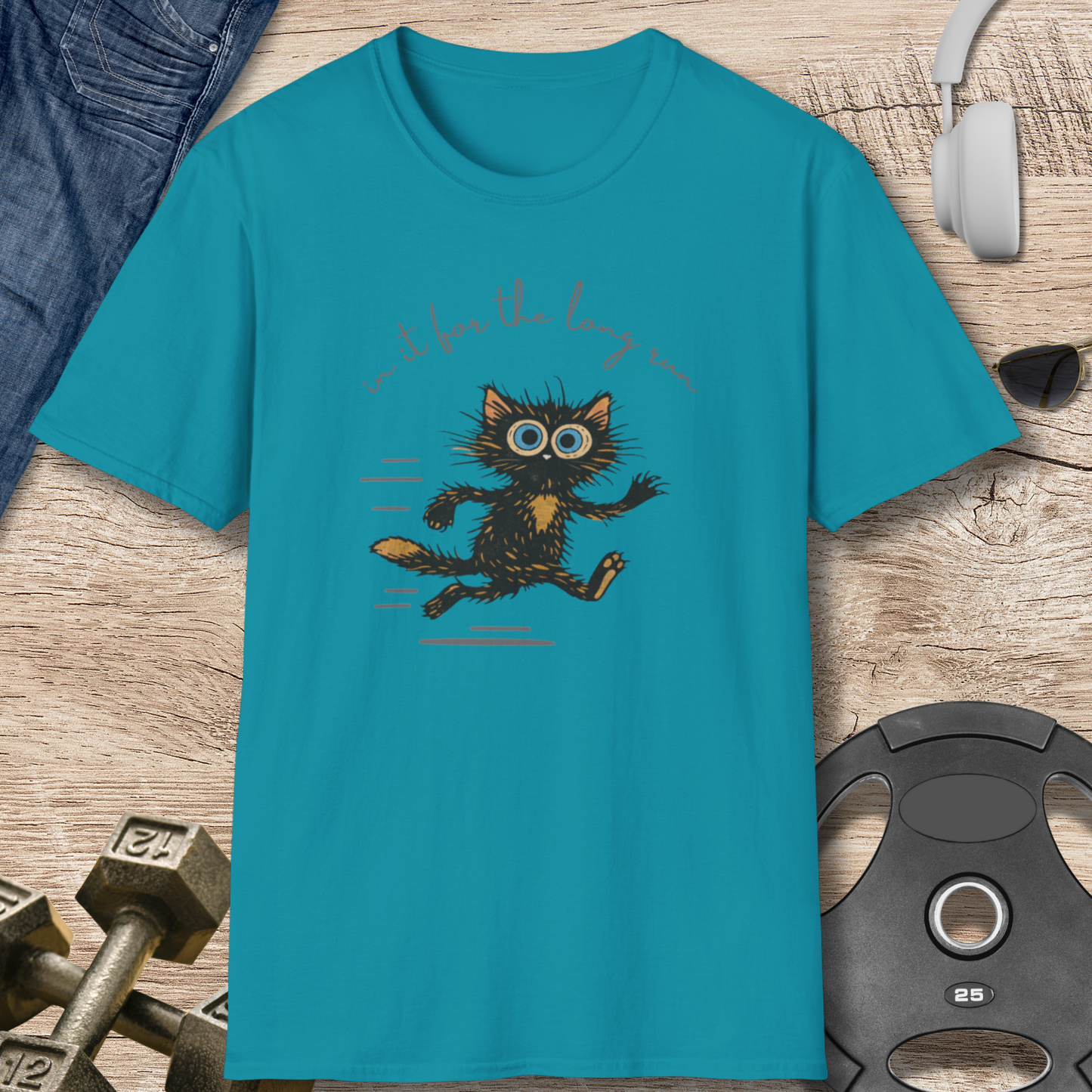 Cat long run T-Shirt