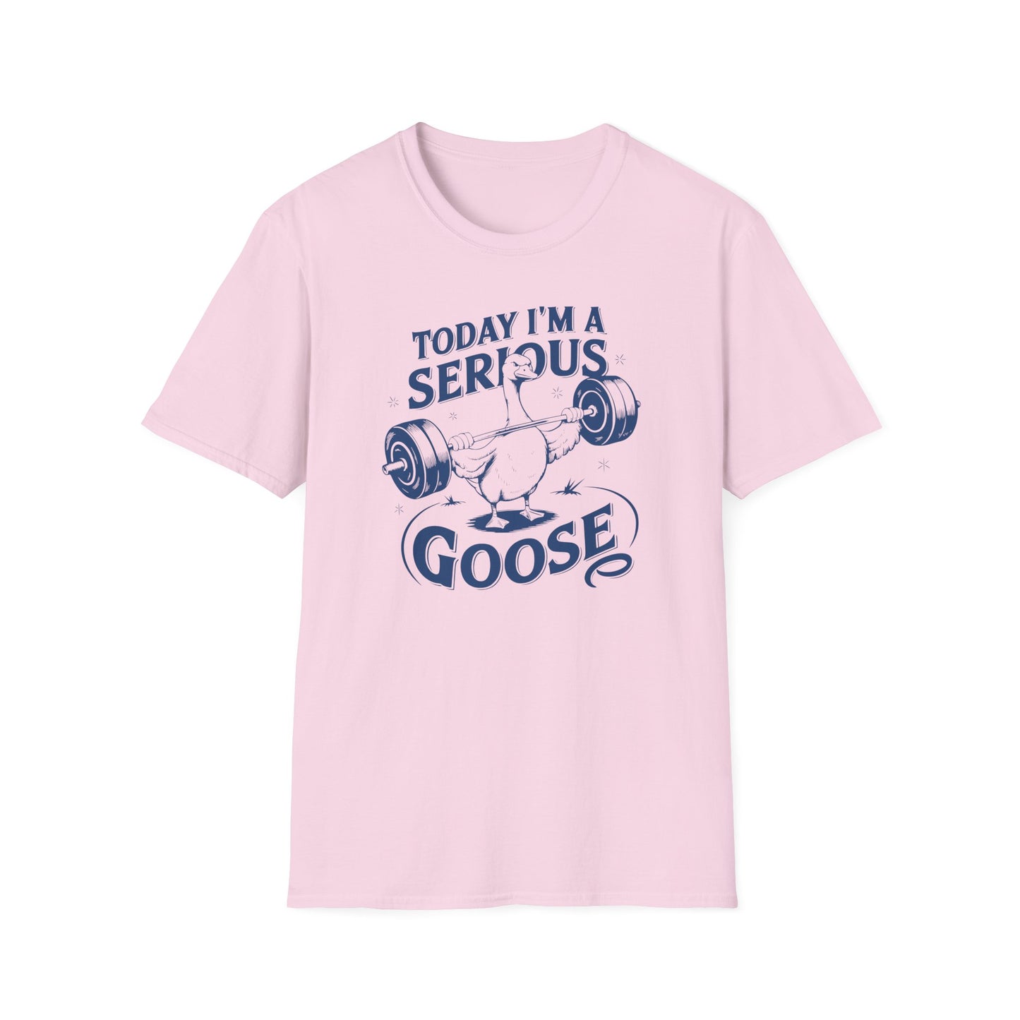 Funny Gym 'Serious Goose' Weight Lift T-Shirt