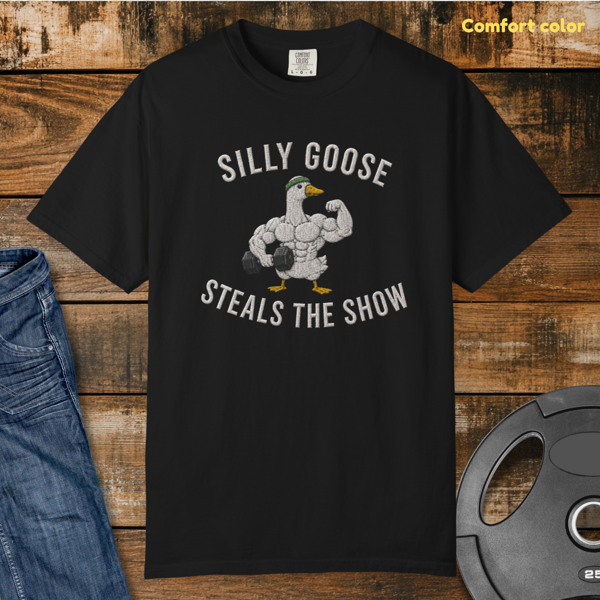 Silly Goose Steals The Show Vintage Wash T-Shirt