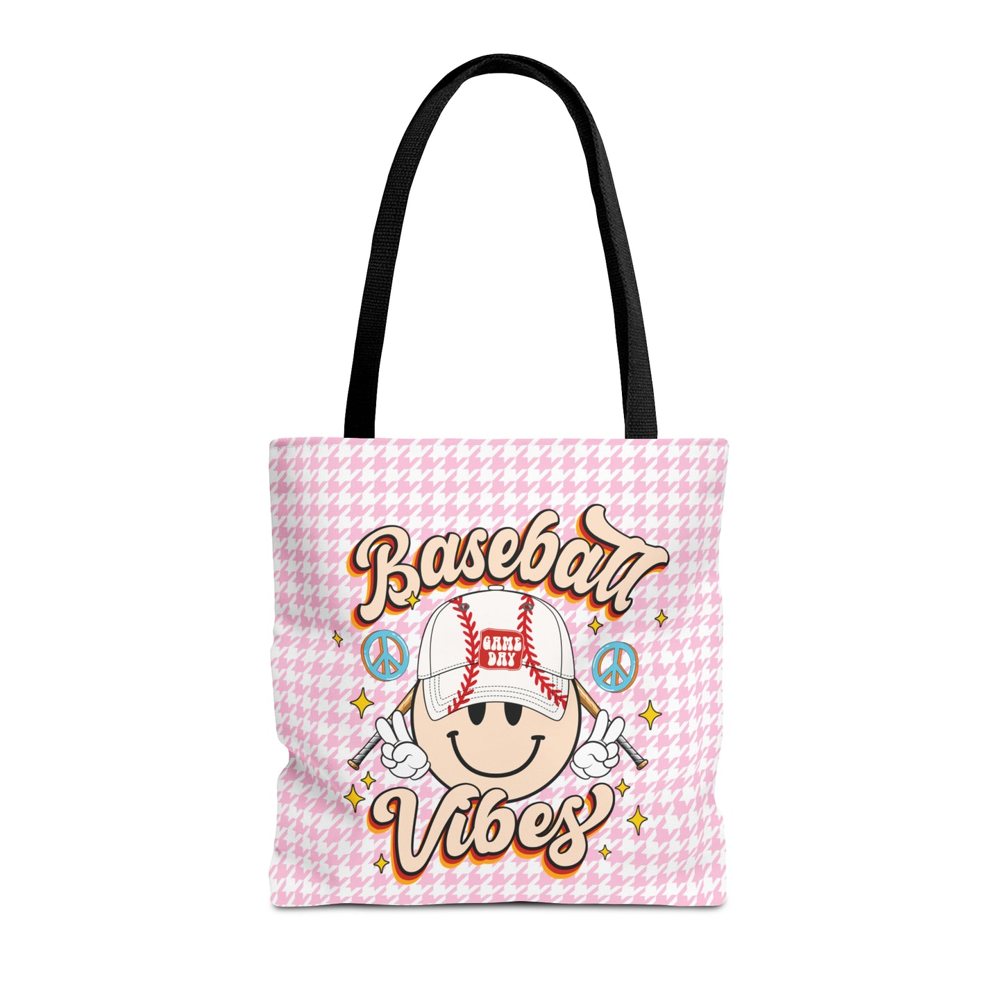 Cute Baseball Vibes Tote Bag