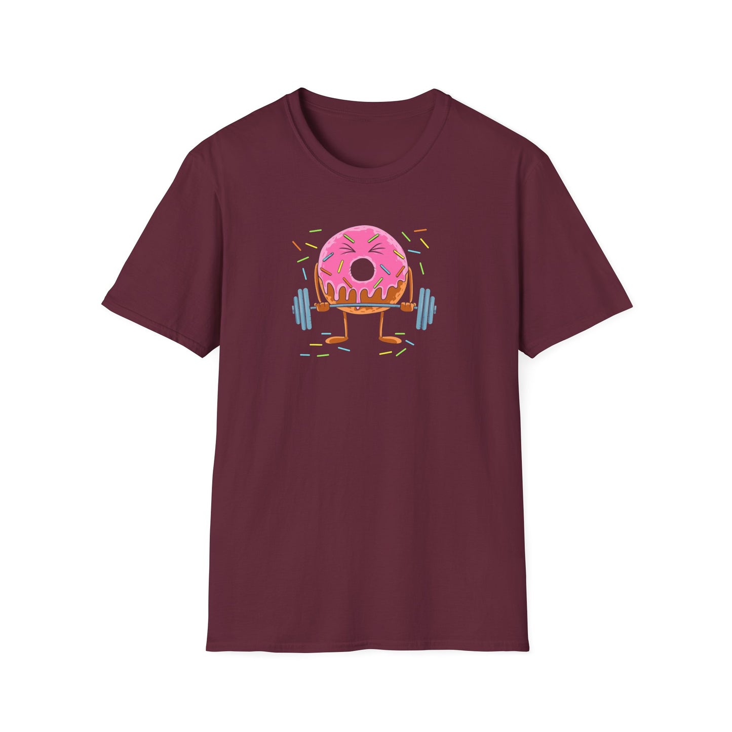 Funny Fitness Doughnut Deadlift T-Shirt