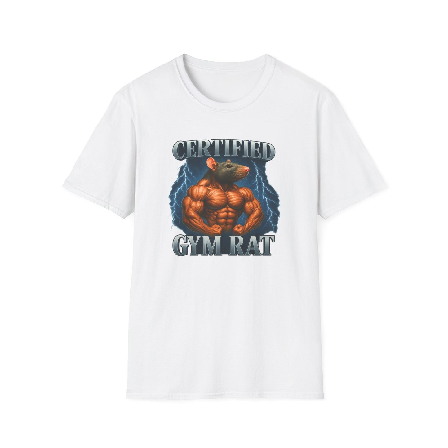 Certified Gym Rat Funny Memes T-Shirt
