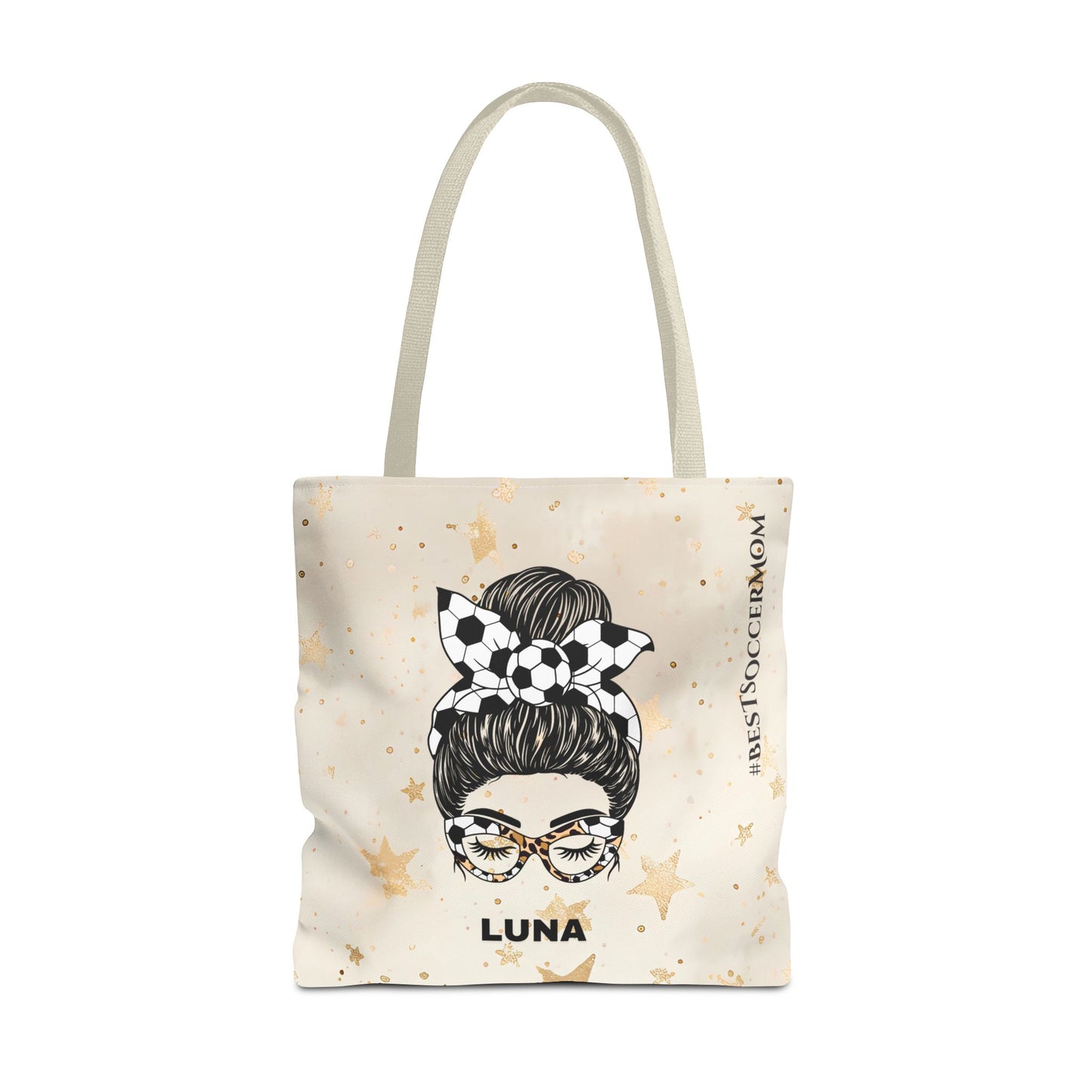 Personalized Funny Best Soccer Mom Tote Bag