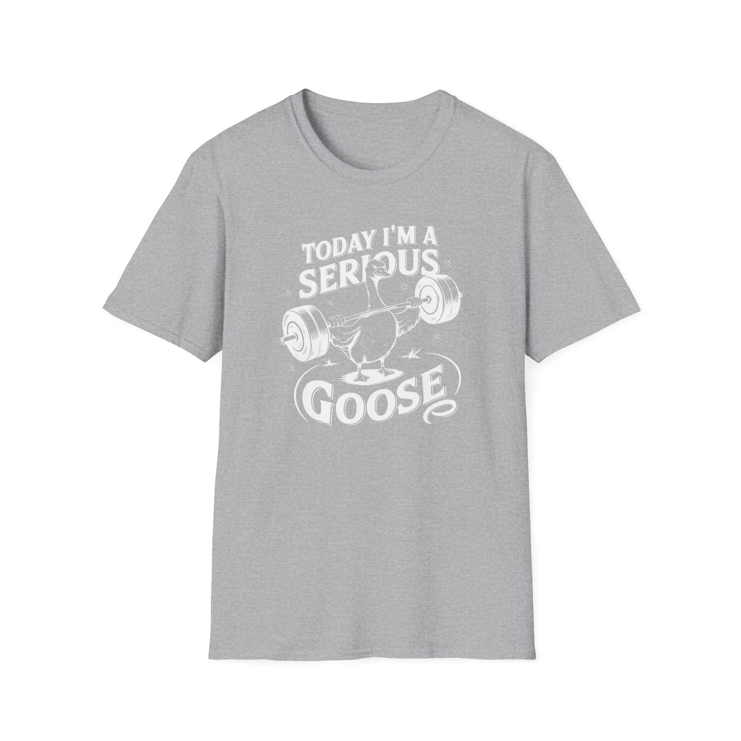 Funny Gym 'Serious Goose' Weight Lift T-Shirt