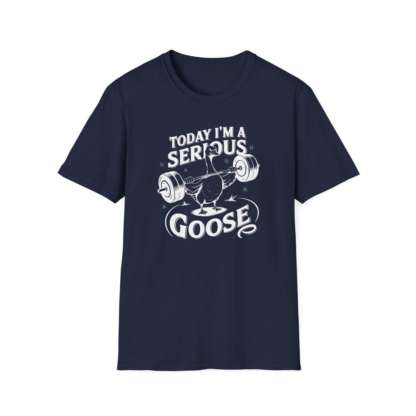 Funny Gym 'Serious Goose' Weight Lift T-Shirt