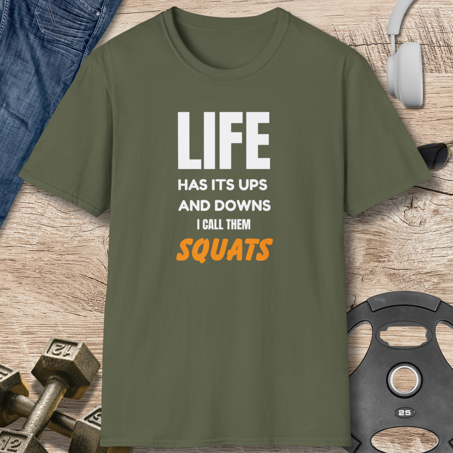 Ups and Downs SQUATS T-Shirt