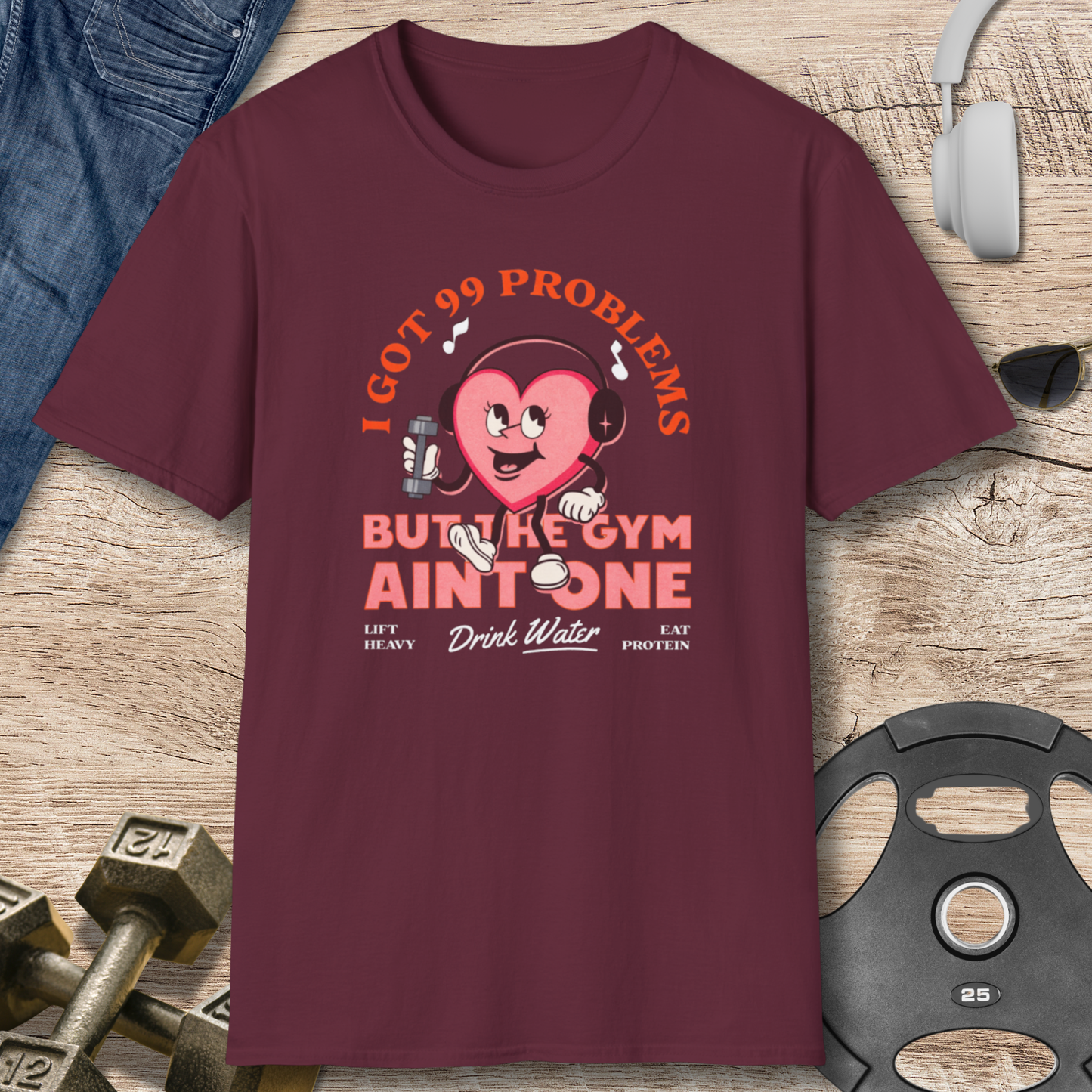 Retro Gym Ain't T-Shirt