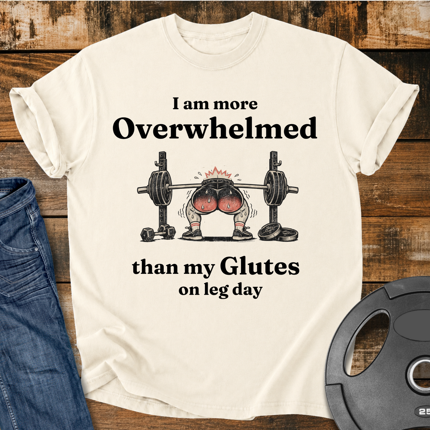 I Am More Overwhelmed Vintage Wash T-Shirt