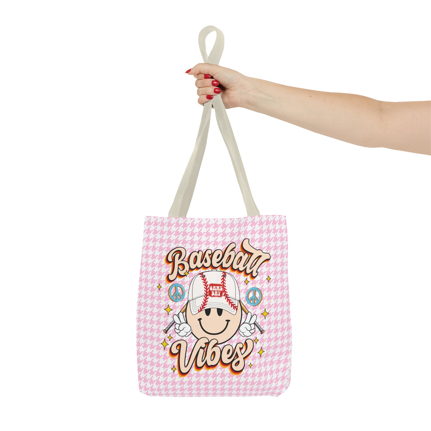 Cute Baseball Vibes Tote Bag