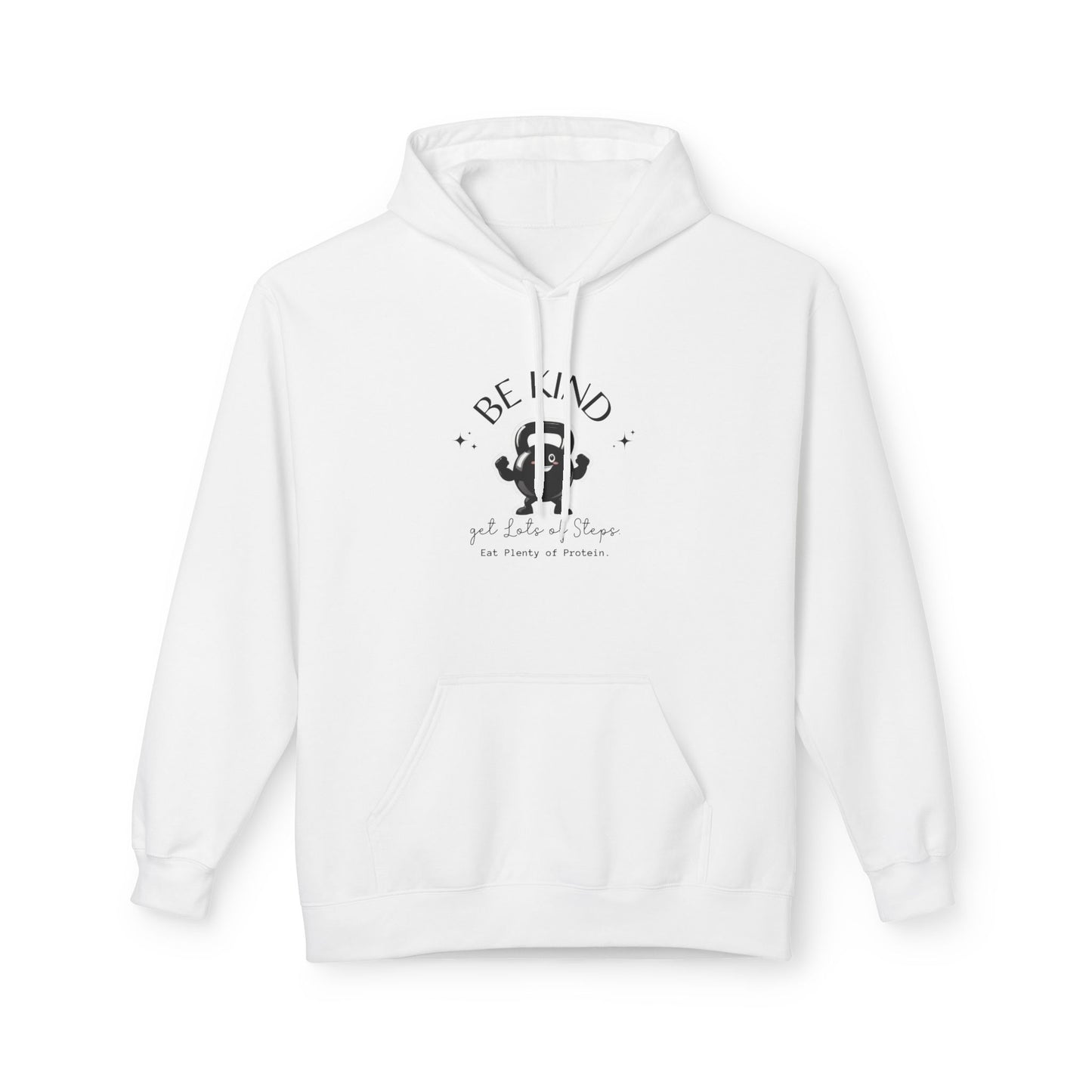 Be Kind Funny Kettlebell Hoodie
