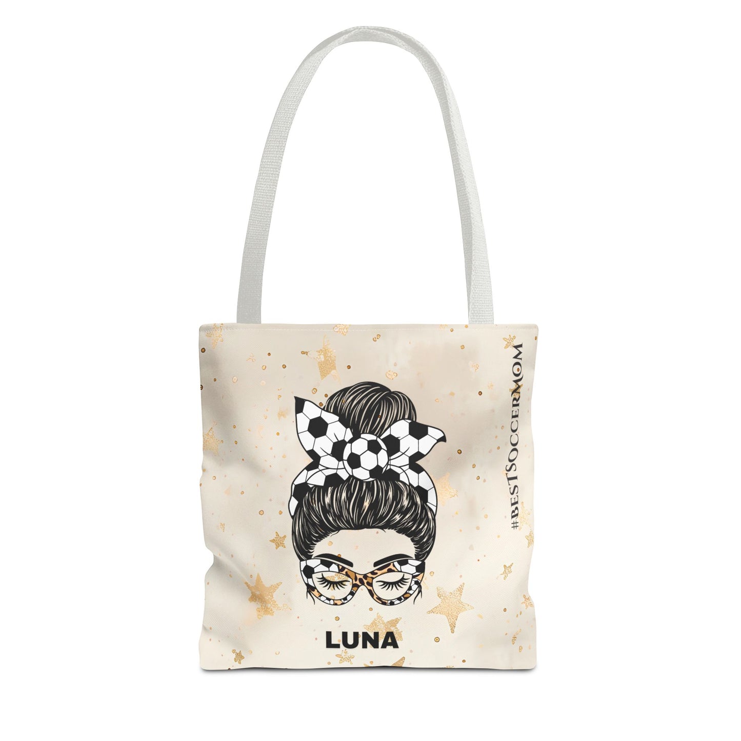 Personalized Funny Best Soccer Mom Tote Bag