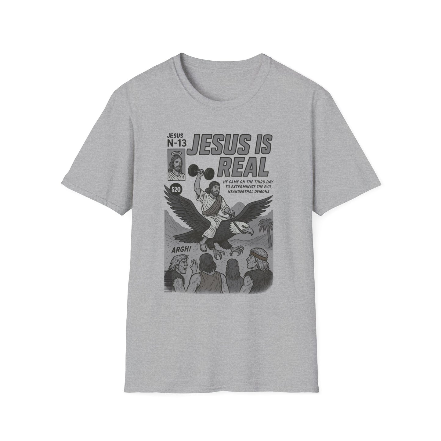 Jesus Is Real Dumbbell T-Shirt