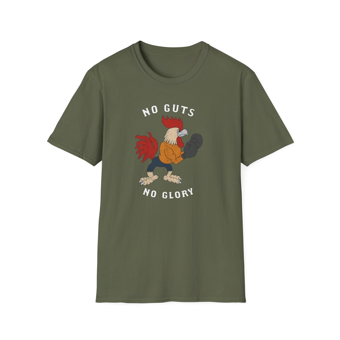 No Guts No Glory Rooster T-Shirt