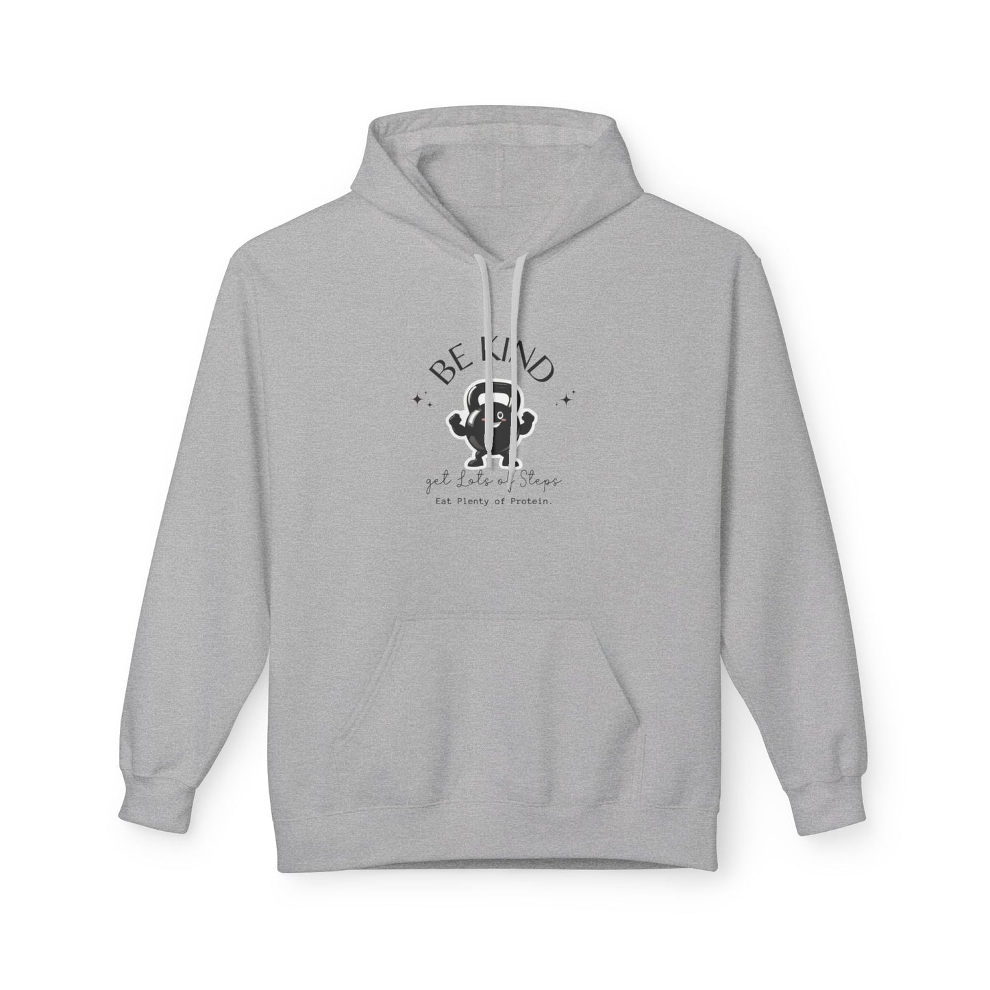 Be Kind Funny Kettlebell Hoodie