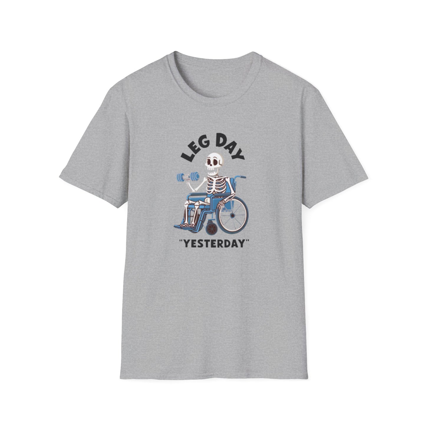 Funny Leg Day Skeleton T-Shirt