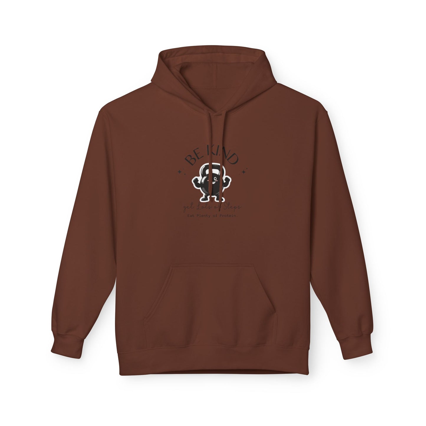 Be Kind Funny Kettlebell Hoodie