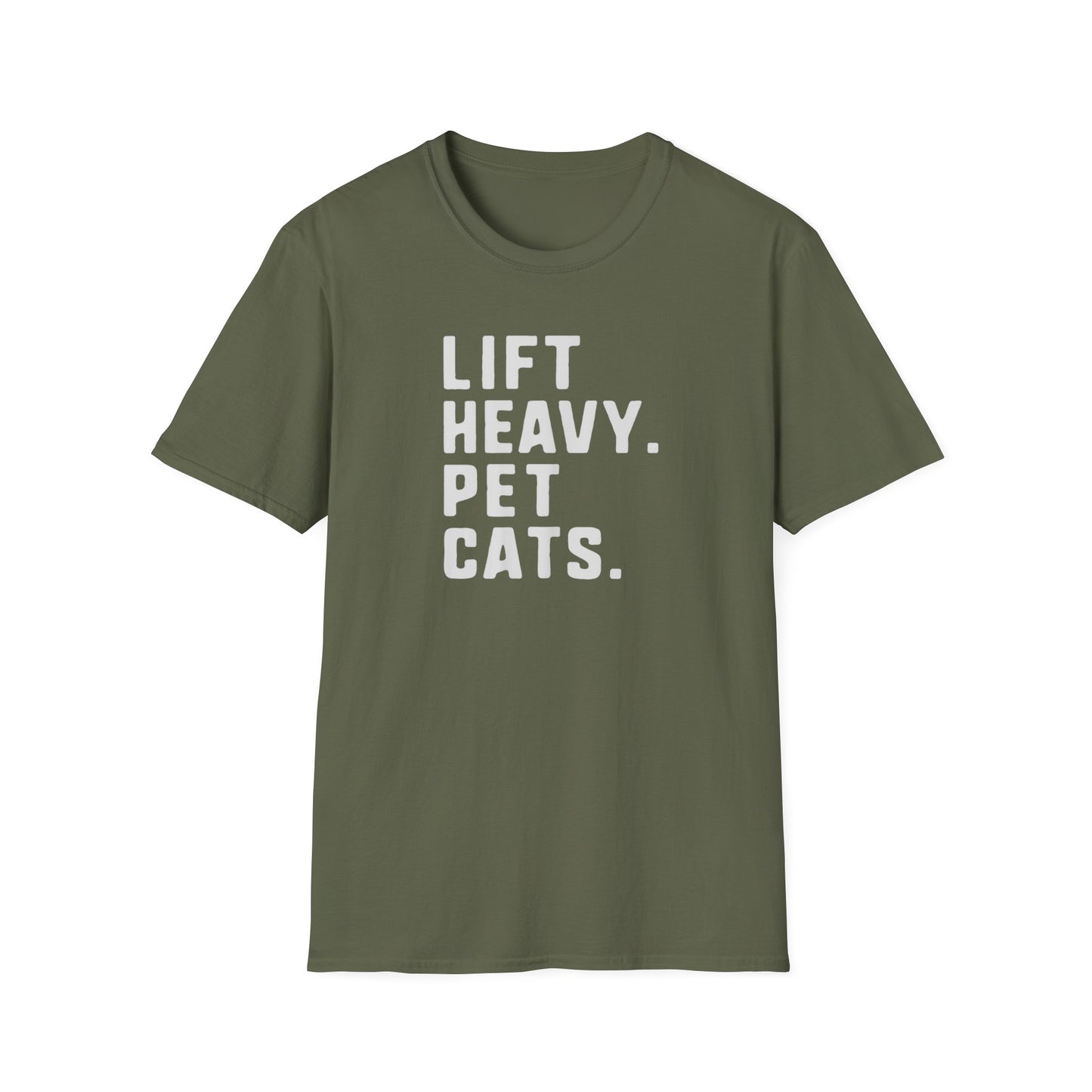 Lift Heavy Pet Cats T-Shirt