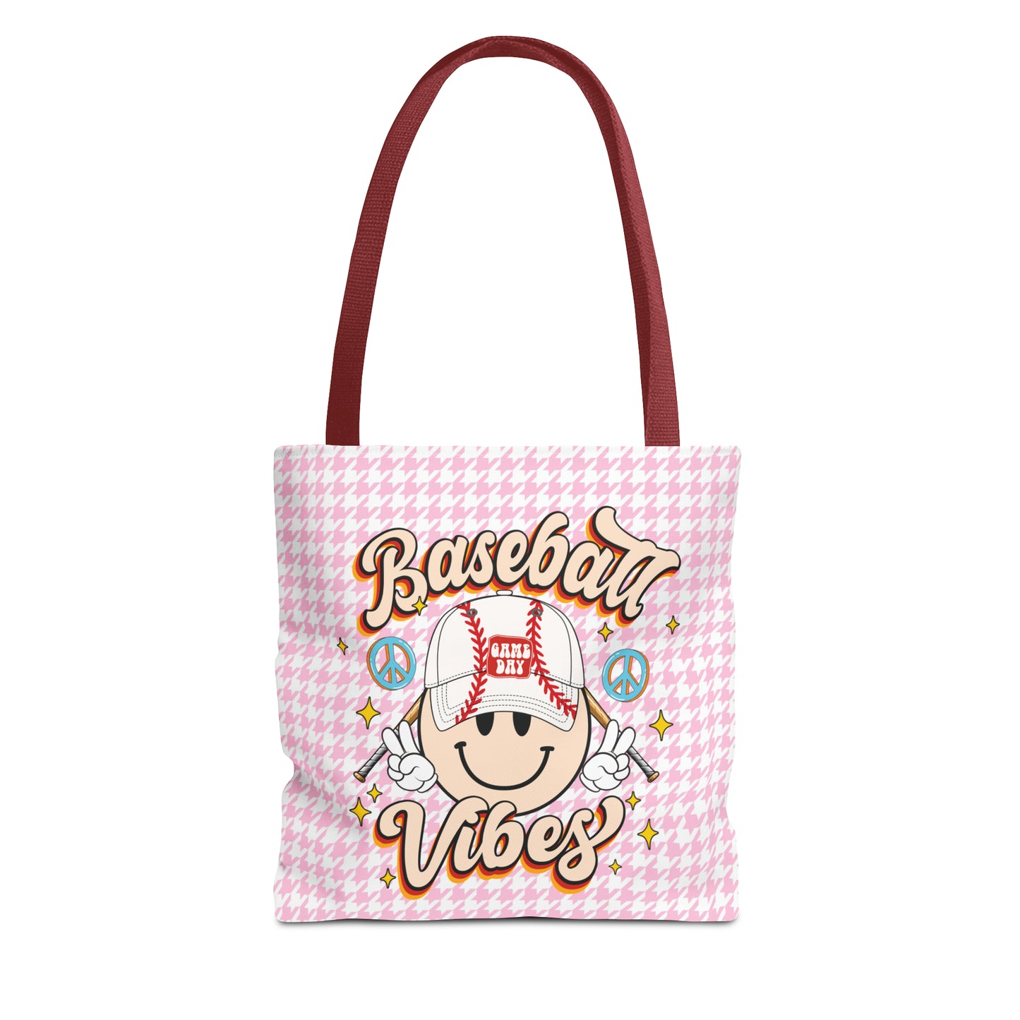 Cute Baseball Vibes Tote Bag
