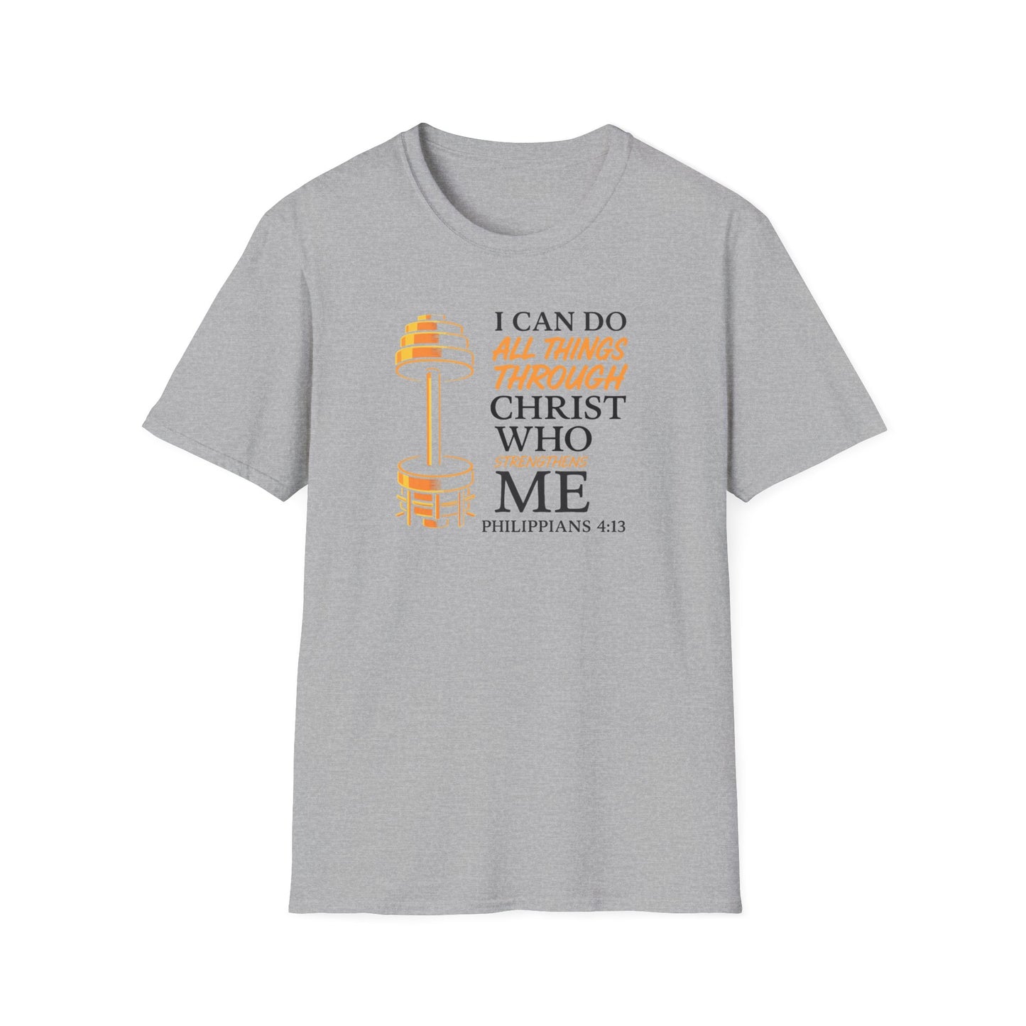'I Can Do All Things Through Christ Who Strengthens Me' WeightLift T-Shirt