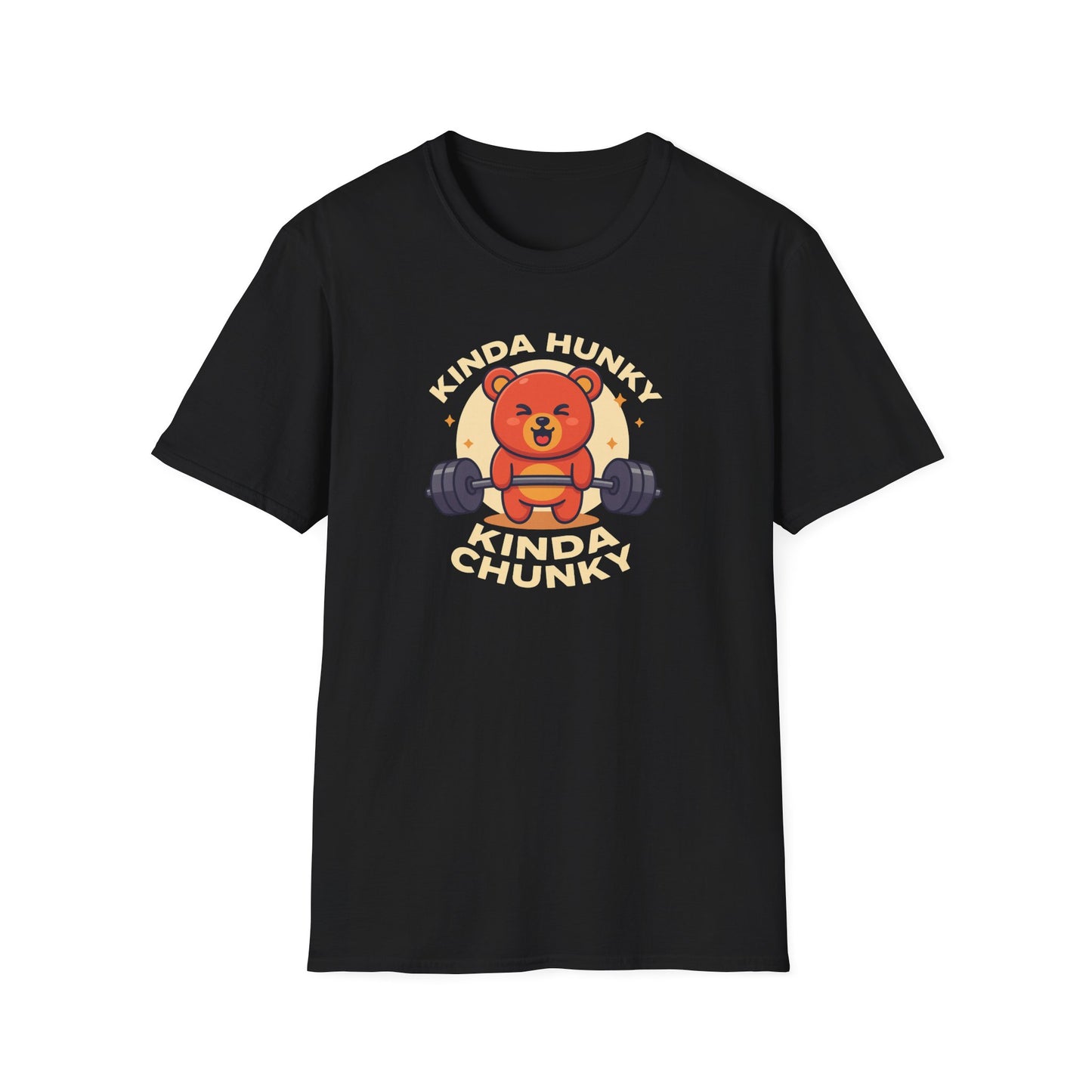 Kinda Hunky Kinda Chunky Cute Bear WeighLift T-Shirt