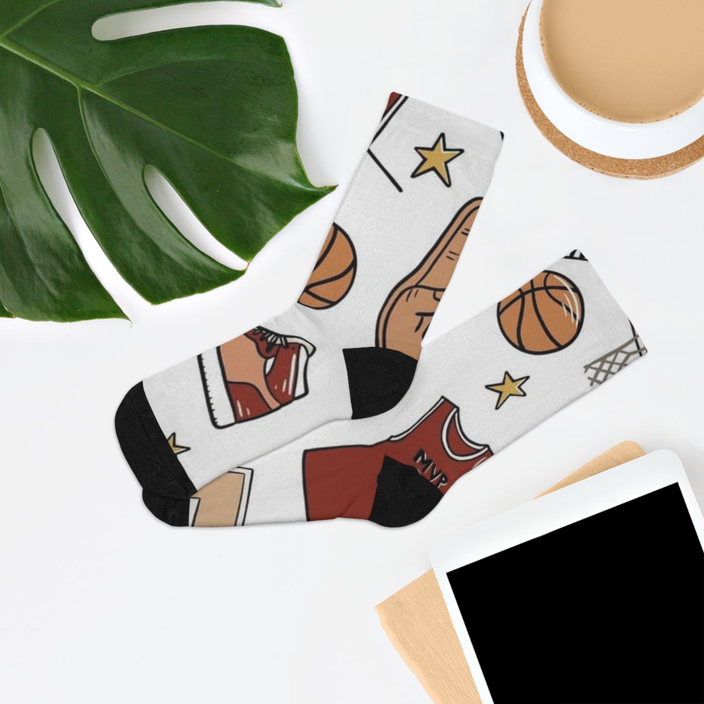 Basketball Go White Socks
