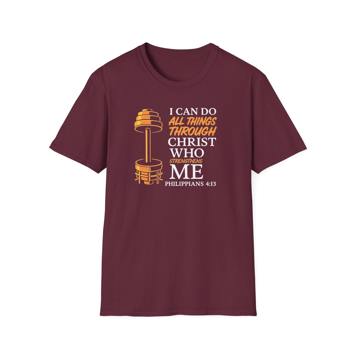 'I Can Do All Things Through Christ Who Strengthens Me' WeightLift T-Shirt