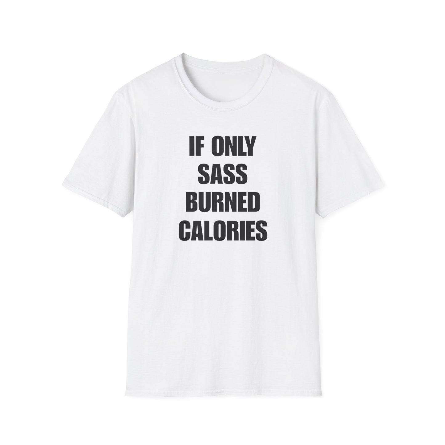 IF ONLY SASS BURNED CALORIES T-SHIRT