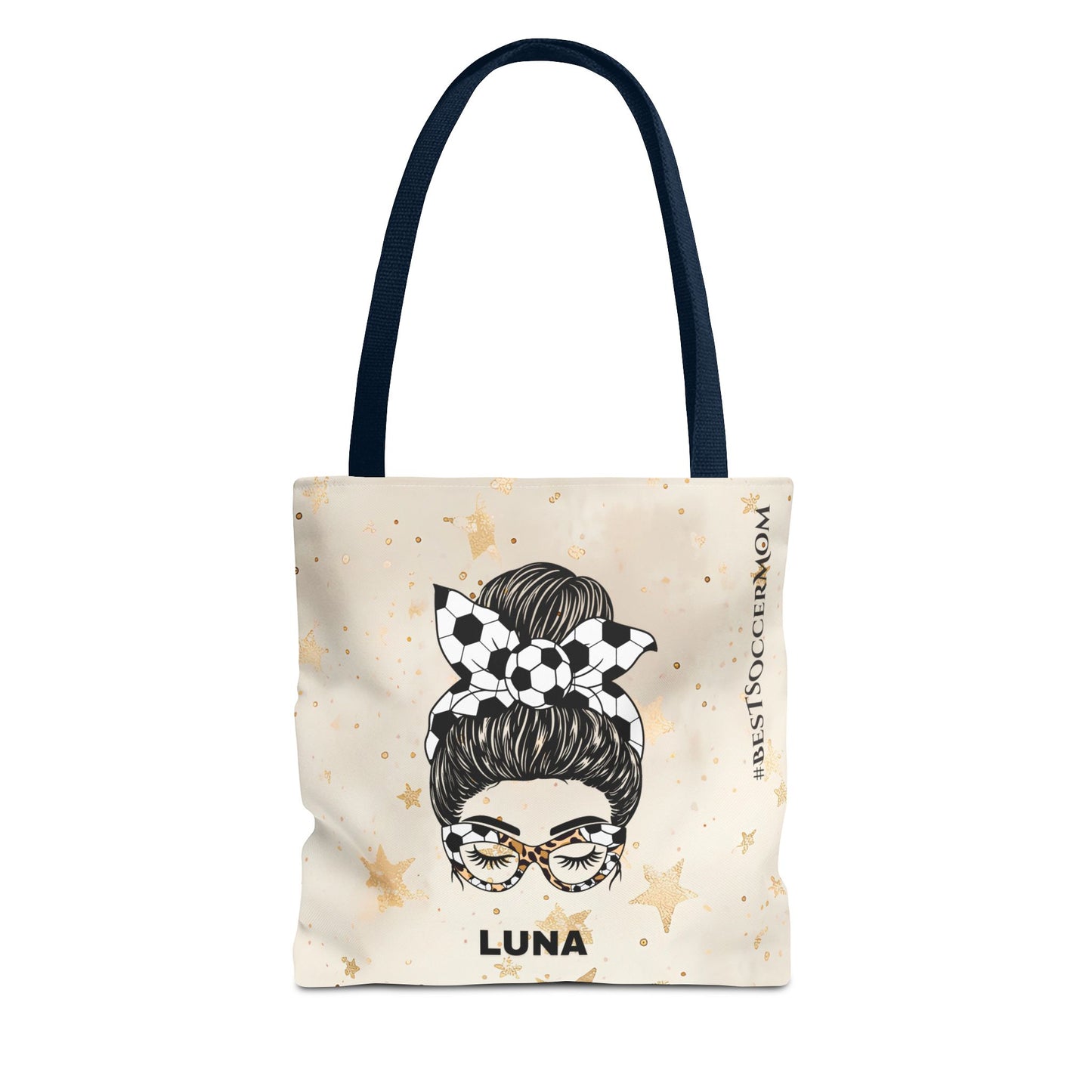 Personalized Funny Best Soccer Mom Tote Bag