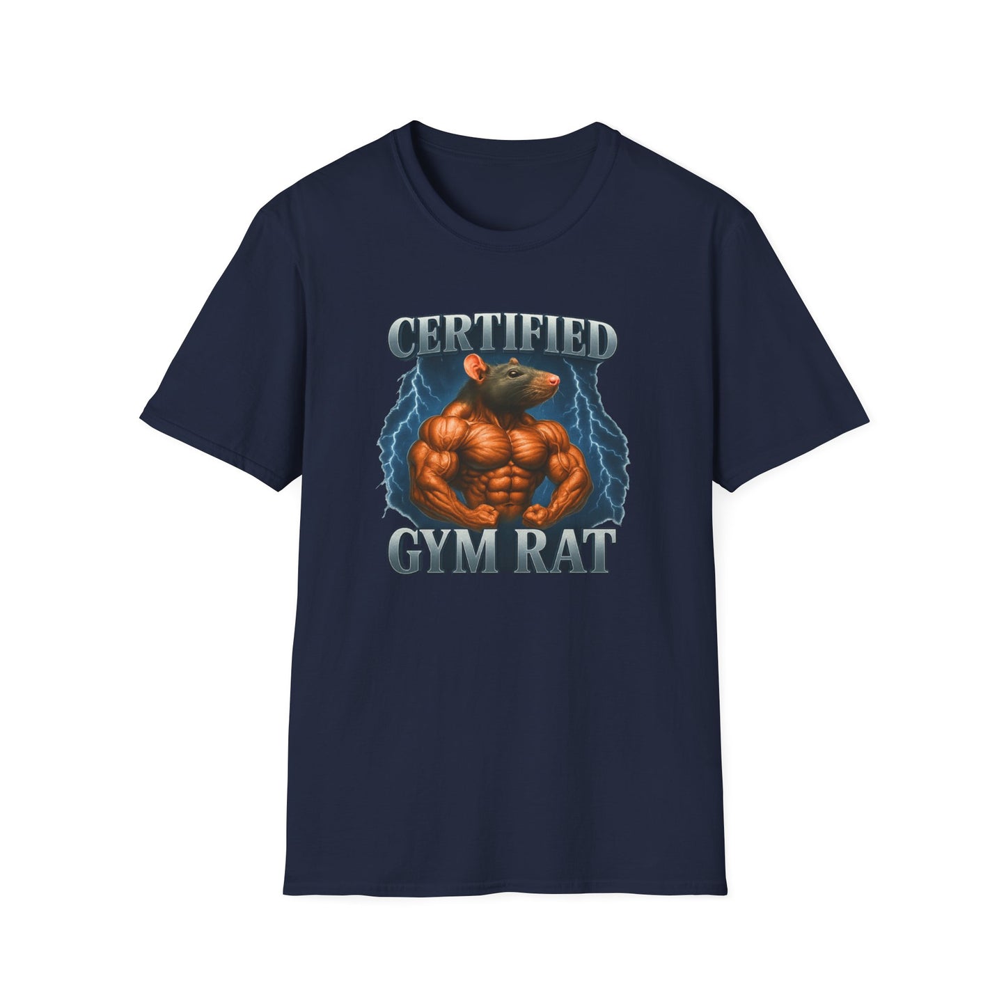 Certified Gym Rat Funny Memes T-Shirt